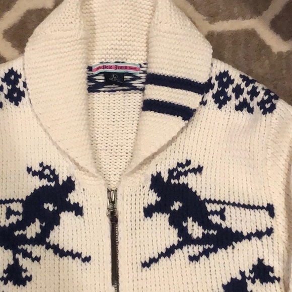 Ralph Lauren Sweaters - NWT Ralph Lauren Polo Jeans Hand knit Cardigan